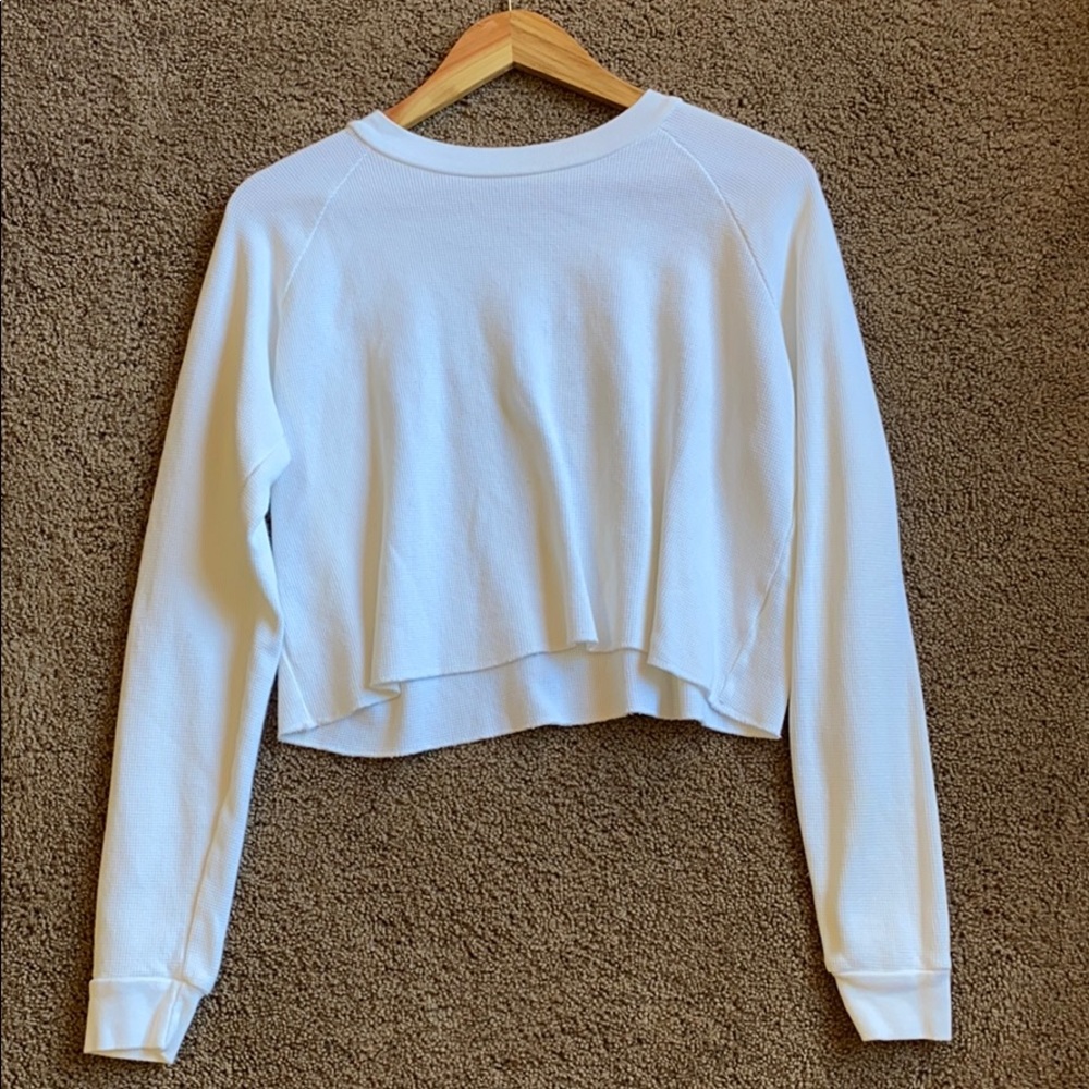 SIMPLE WHITE BRANDY MELVILLE LONG SLEEVE
